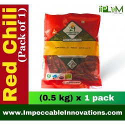 24 Mantra Organic Red Stick Chili/Lal Mirch/Erra Mirapakaya - 100gms | Pack of 1 | 100% Organic | Chemical Free & Pesticides Free