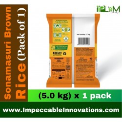 24 Mantra Organic Sonamasuri Brown Rice - 5 kg | Pack of 1 | 100% Organic | Chemical Free & Pesticides Free 