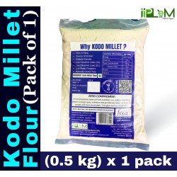 Sportify Kodo - Whole Millet Flour | Unpolished | Natural Gluten-free Flour|  Low GI Millet | Lymph-friendly | 0.5kg (500g x 1 Pack) – (Kodra | Varagu| Arikelu | Hark | Varigu)